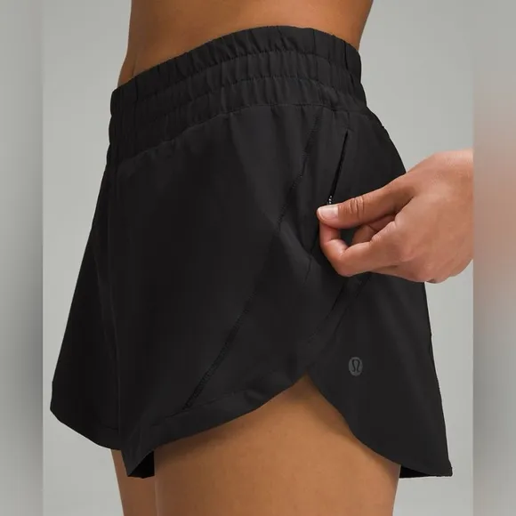 Lululemon Track That High-Rise Lined Short 3&quot; Size 16