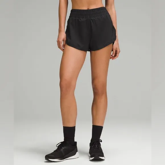 Lululemon Track That High-Rise Lined Short 3&quot; Size 16