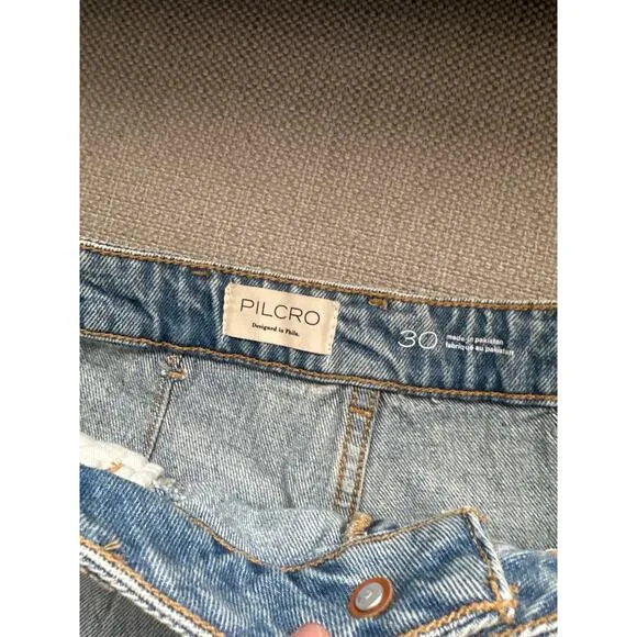 Maeve Zippered Micro Shorts size 30 New