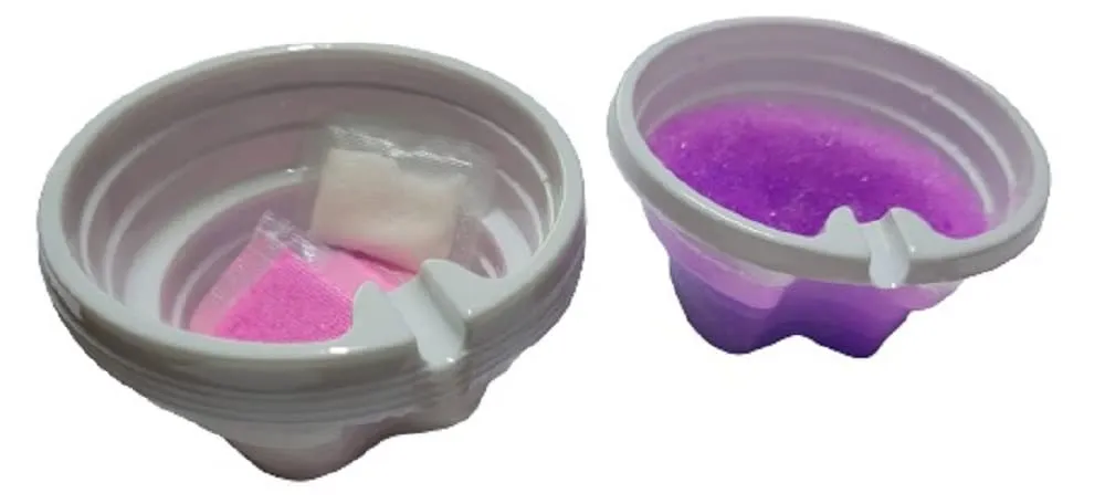 Maharaj Mall Fast Cigarette Extinguishing 6pcs Disposable Ashtrays for Cigarettes with Ash Absorbing Balm Reduce Ash Raising