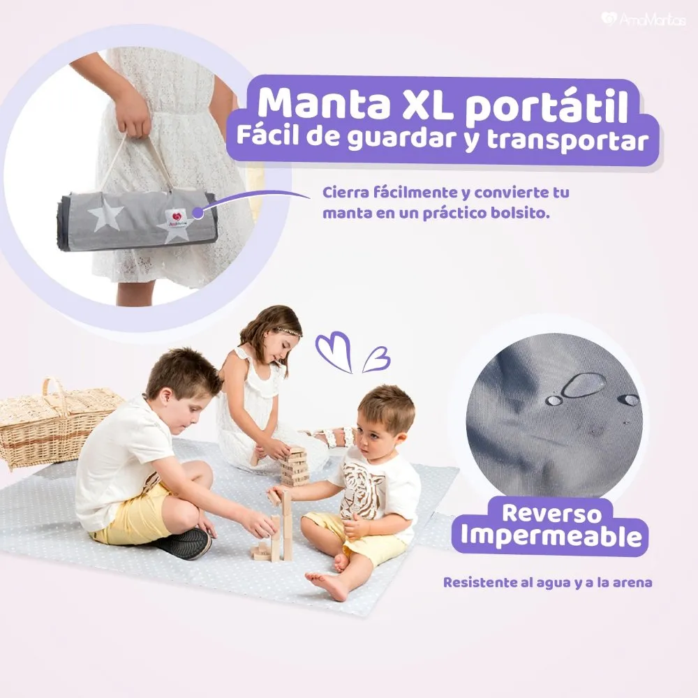 Manta impermeable picnic Amamantas