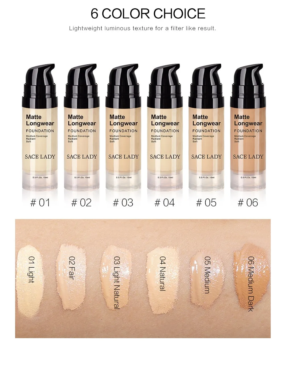 Matte Waterproof Liquid Foundation