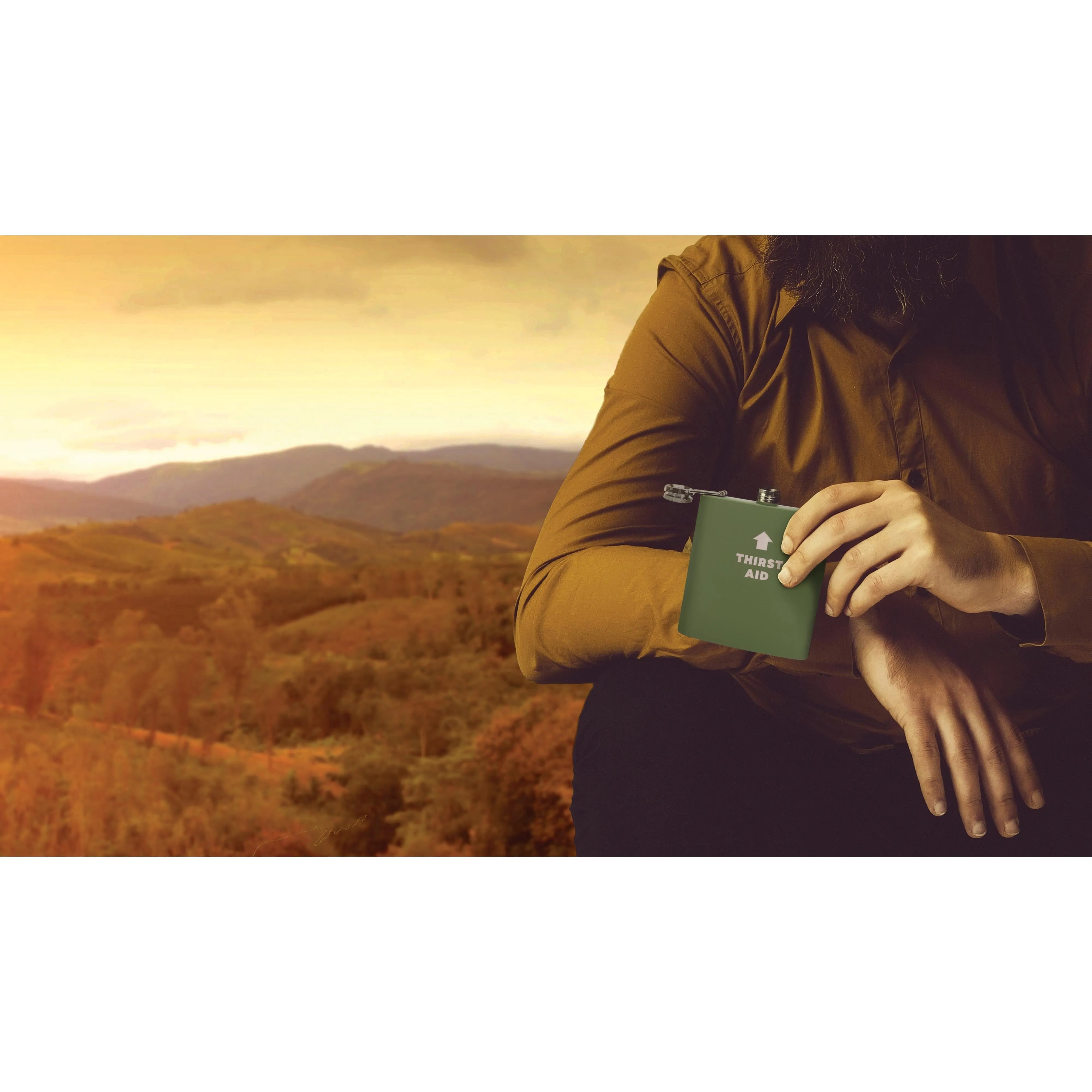 MAVERICK Thirst Aid Hip Flask