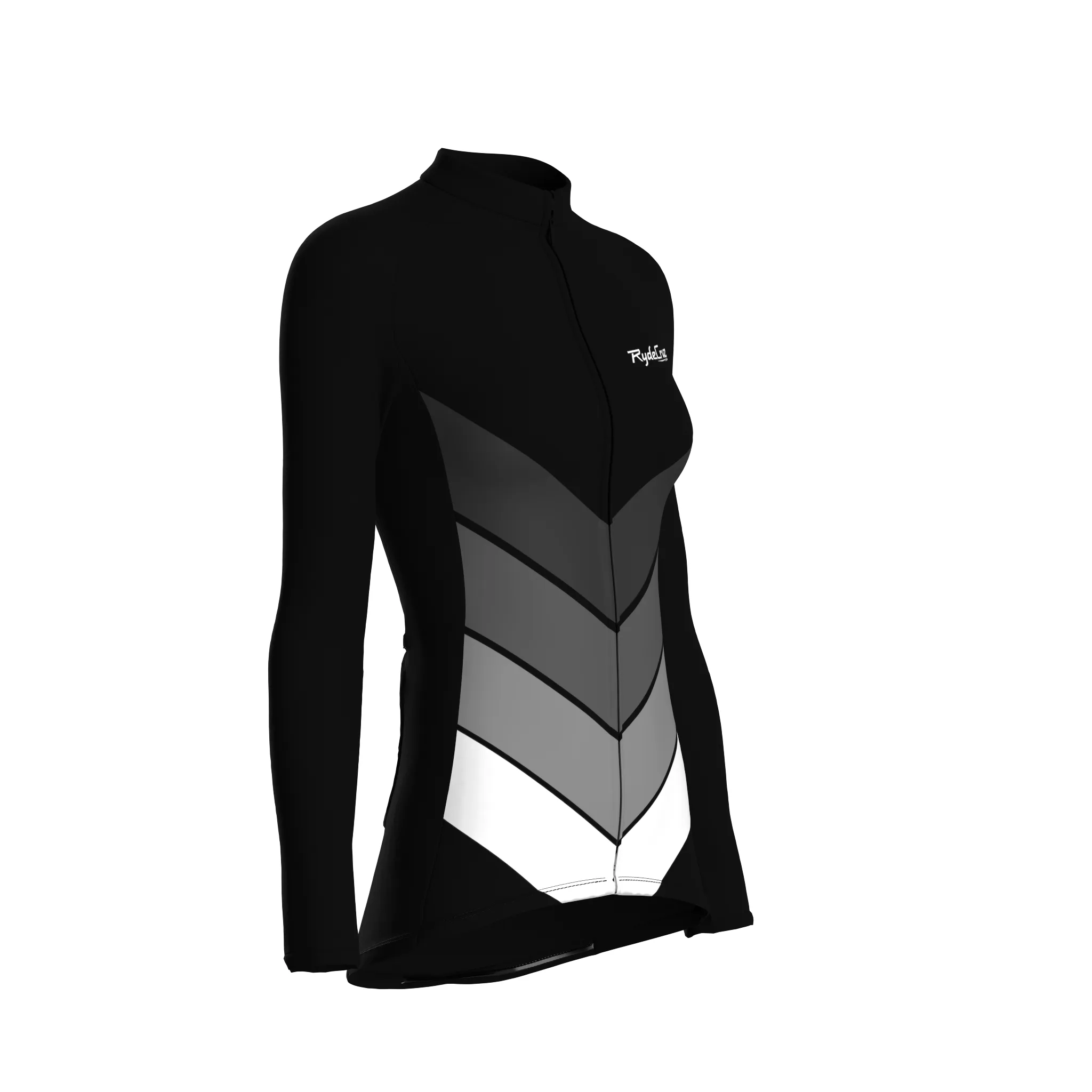 Mecha Shell | Black Female Long Sleeves Jersey