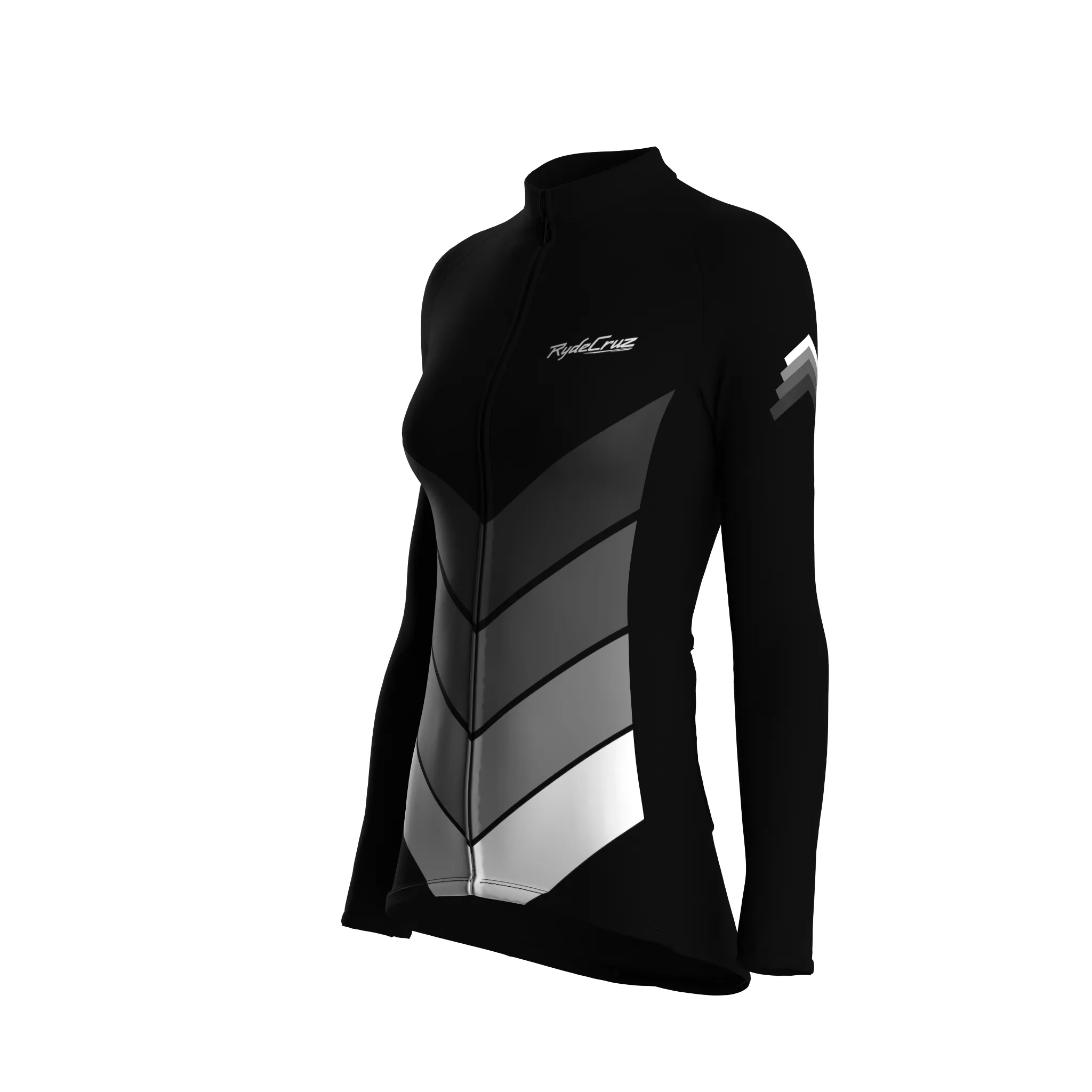 Mecha Shell | Black Female Long Sleeves Jersey
