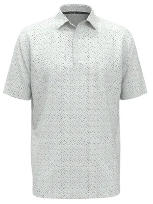 Mens All Over Score Card Print Polo