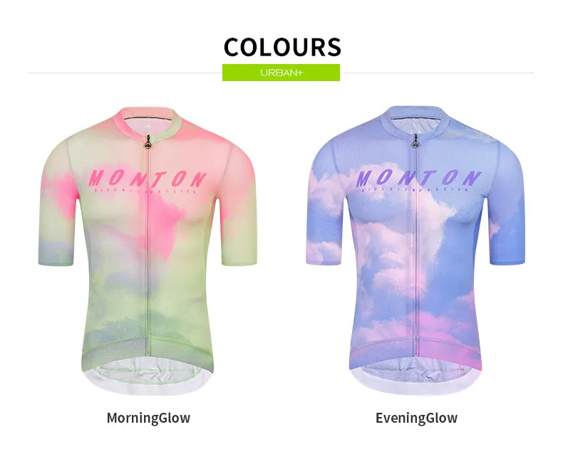 MENS CYCLING JERSEY URBAN  MORNINGGLOW