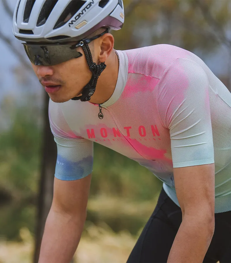 MENS CYCLING JERSEY URBAN  MORNINGGLOW