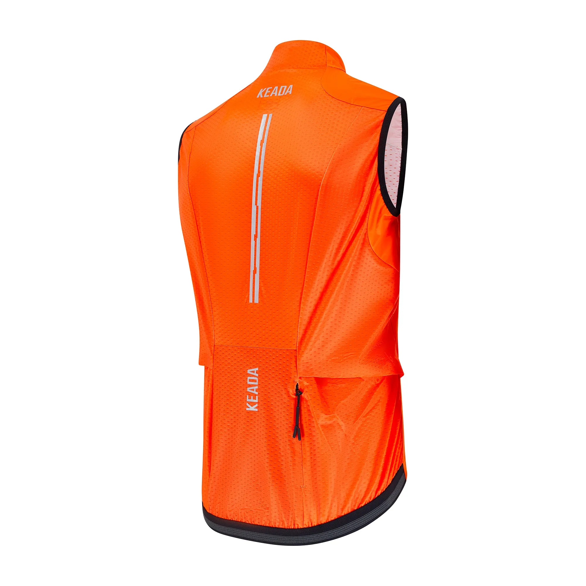 Men's Essential Cycling Gilet - Orange