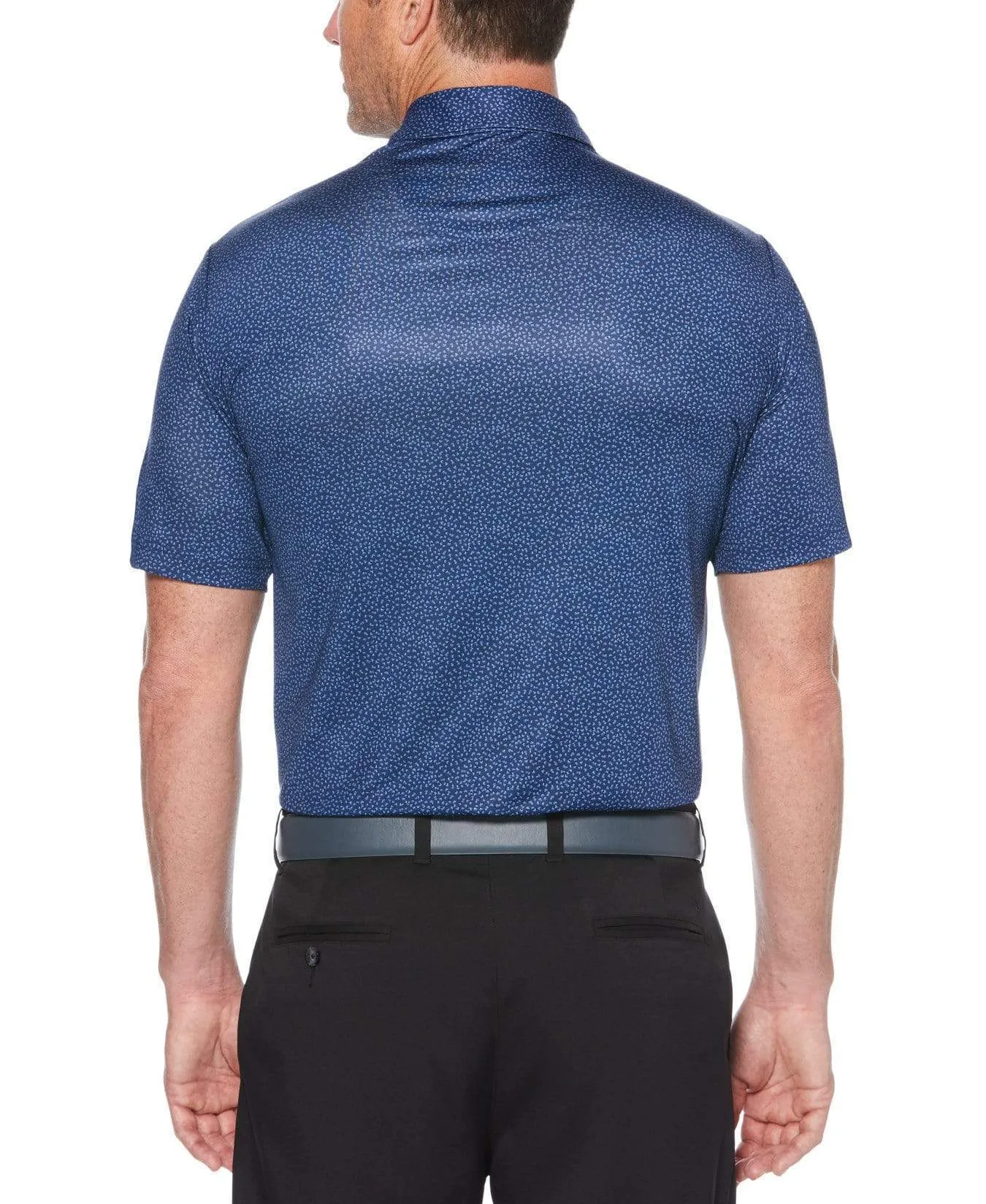 Mens Mini Chev Print Polo