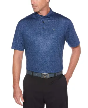 Mens Mini Chev Print Polo