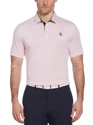 Men's Original Block Design Short Sleeve Golf Polo Shirt