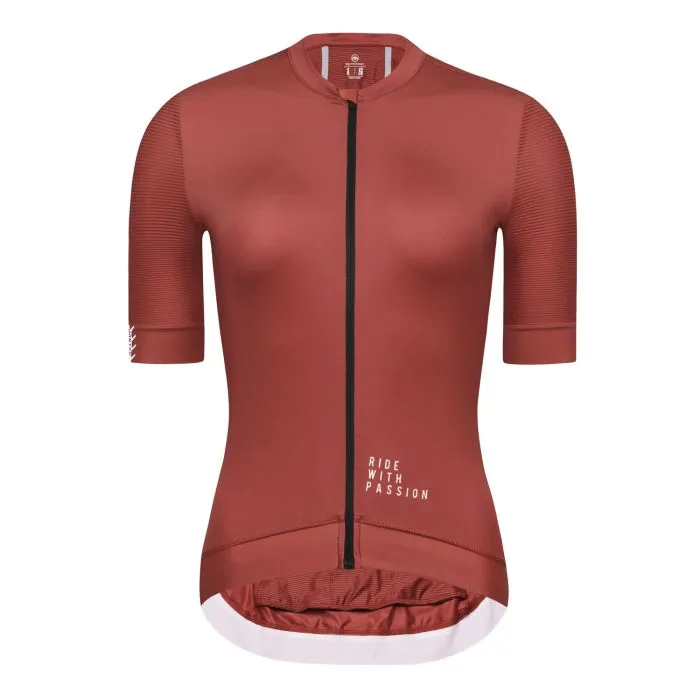 MENS SHORT SLEEVE CYCLING JERSEY URBAN TRAVELER MAX RED