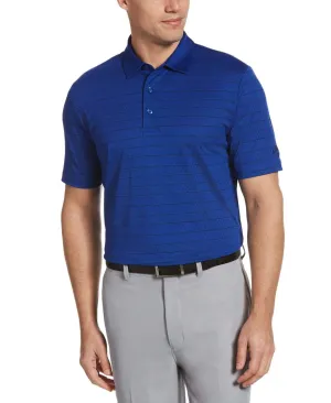 Mens Ventilated Stripe Polo