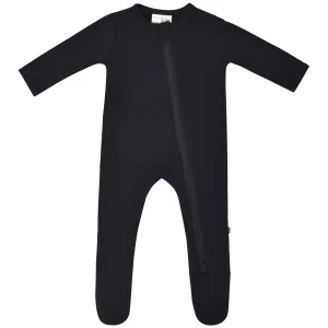 Midnight Zippered Footie