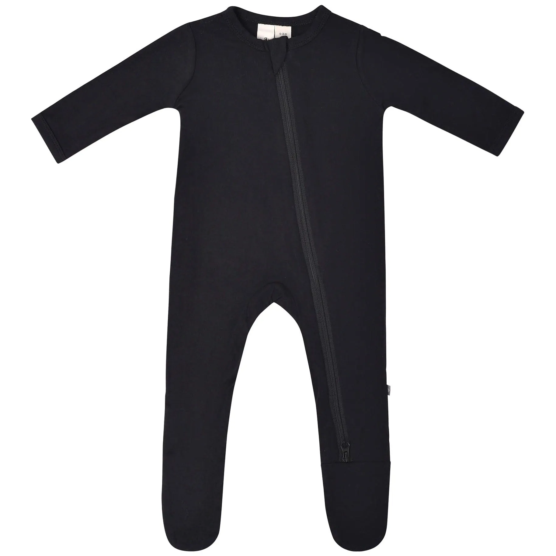 Midnight Zippered Footie
