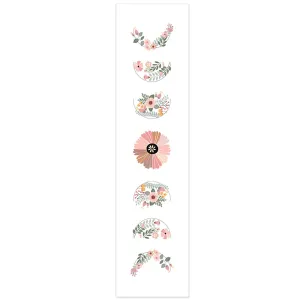 Moon Phase Tapestry Wall Hanging Flowers Moon Black and White Wall Art Tapestries for Bedroom Living Room Drom Home Decor