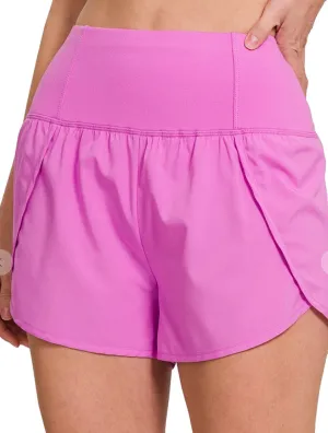 Morning Jog Athletic Shorts - Bright Mauve