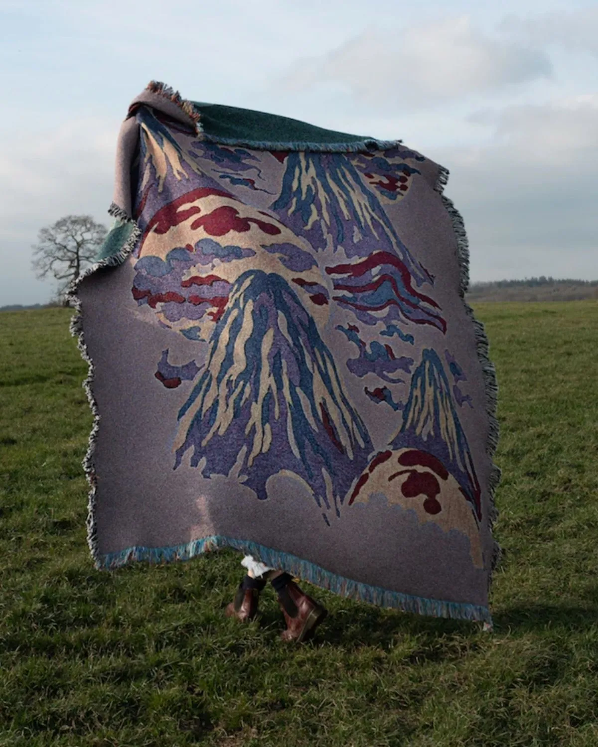 Mount Lucio Picnic Blanket-Throw