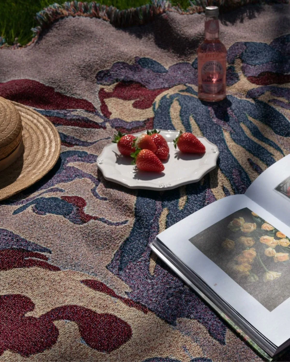 Mount Lucio Picnic Blanket-Throw