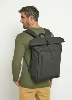 Multi-pocket zipped urban backpack