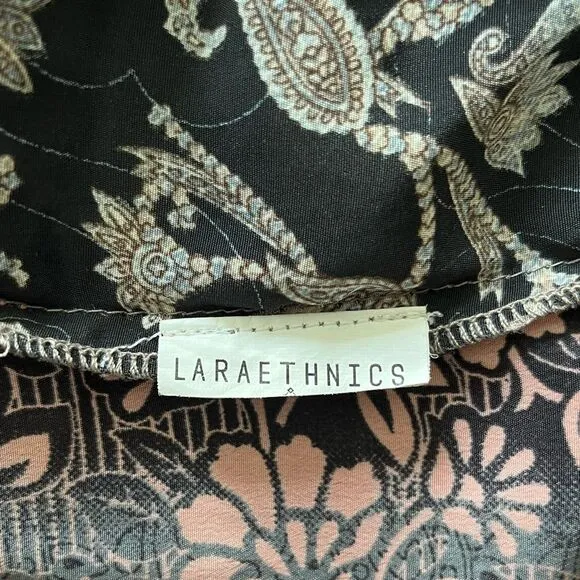 Multi-Print Longline Kimono O/S Cardigan Duster Paisley Animal Print Hippie