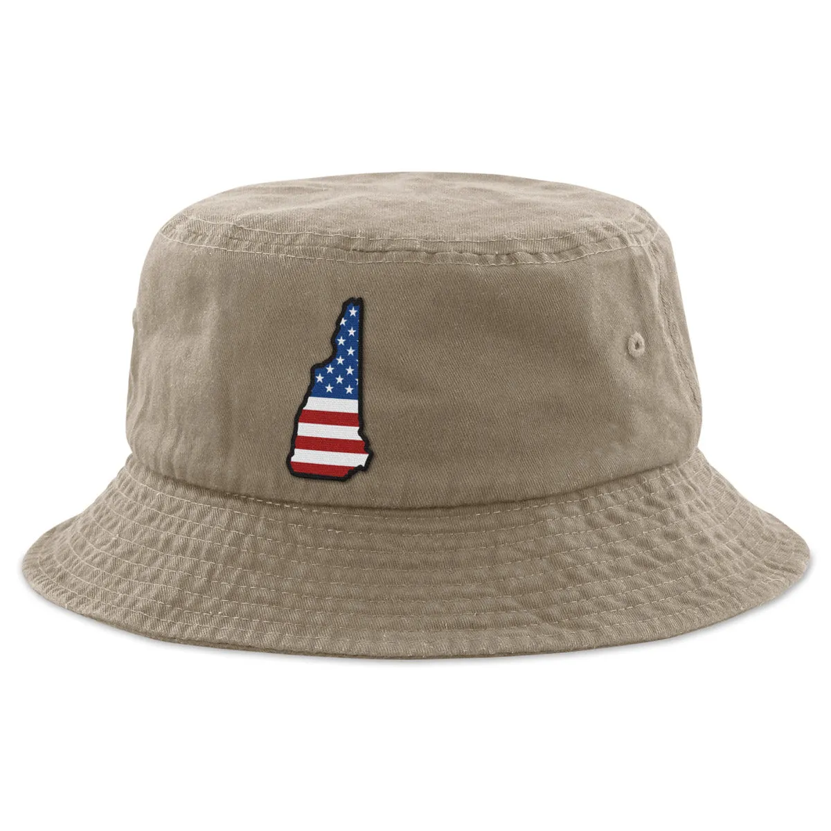 New Hampshire USA Patch Bucket Hat