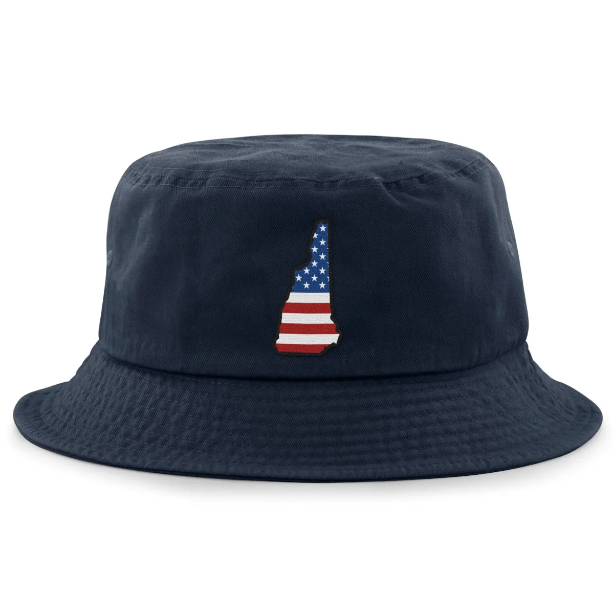 New Hampshire USA Patch Bucket Hat