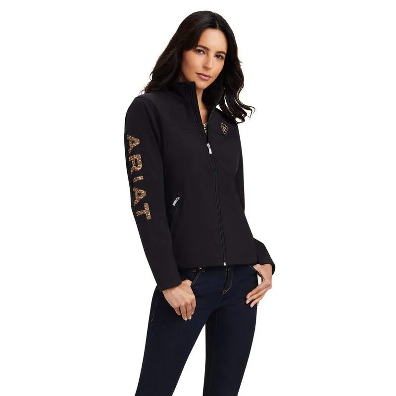 New Team Softshell Jacket / BLACK-LEOPARD