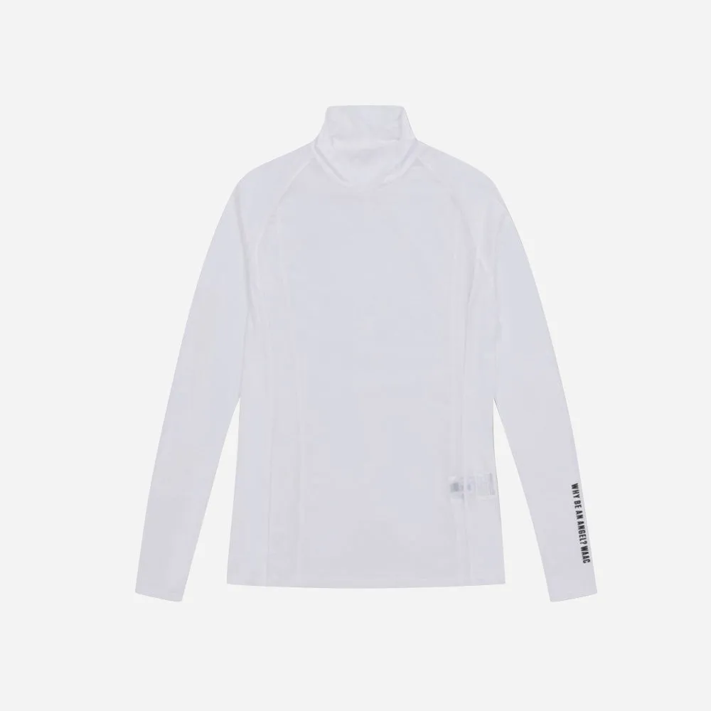 Áo Golf Tay Dài Nữ Waac Hot Summer High-Neck Base Layer - Trắng