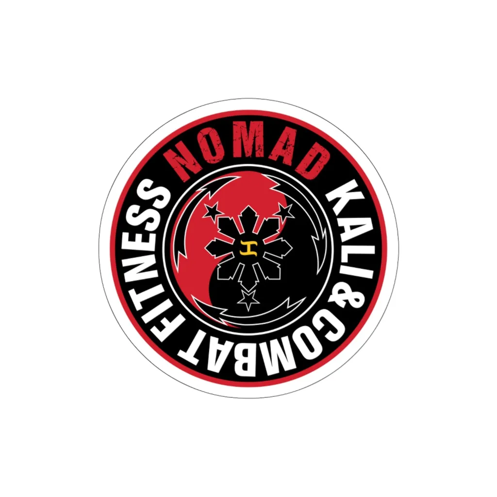 Official Nomad Kali & Combat Fitness - Kiss Cut Stickers