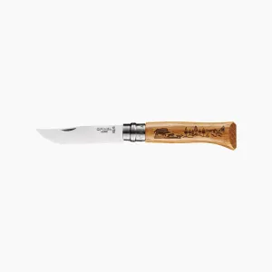 Opinel Knife Stainless No 8 Animalia