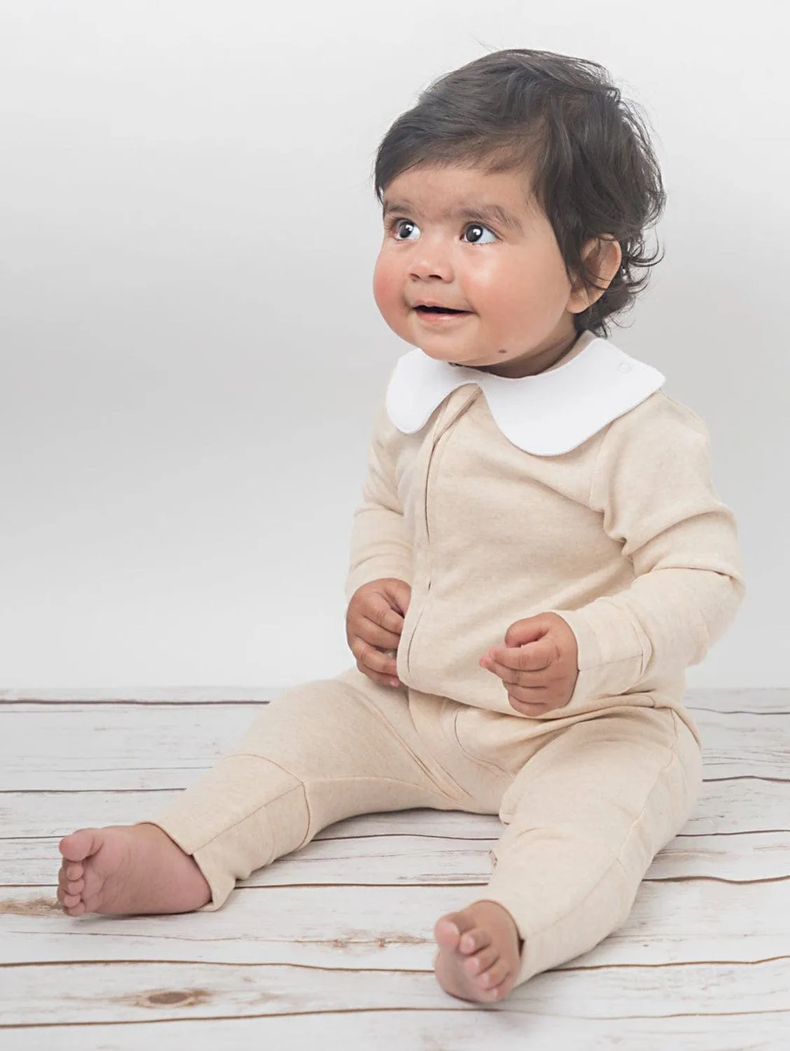 Organic Cotton Zippered Sleepsuit | Mint