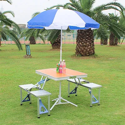 Outdoor Aluminium Alloy Picnic Waterproof Table