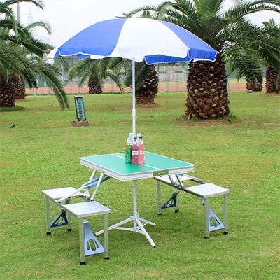 Outdoor Aluminium Alloy Picnic Waterproof Table