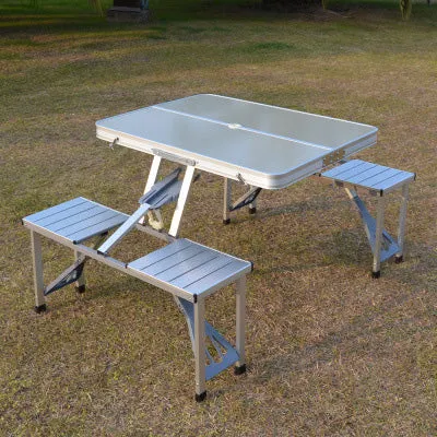 Outdoor Aluminium Alloy Picnic Waterproof Table