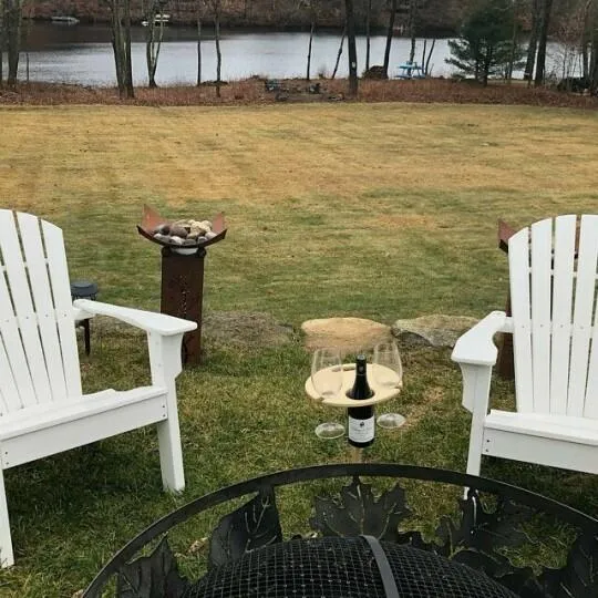 Outdoor Folding Wine Table