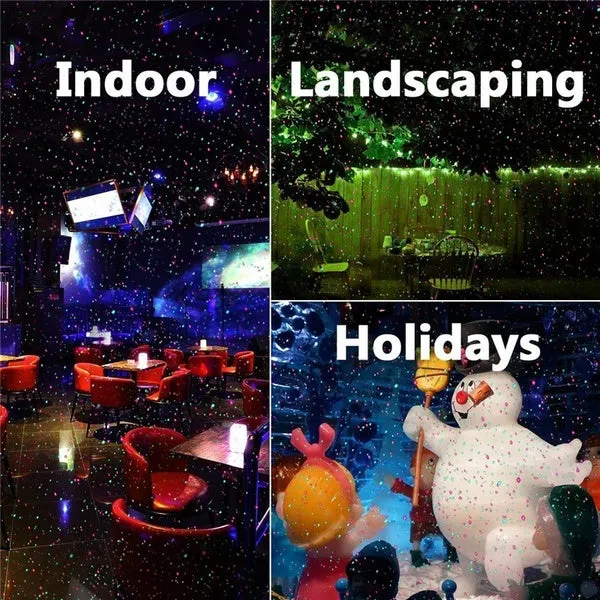 Outdoor LED Laser Projector Solar Light Home Garden Party Christmas Lights Waterproof