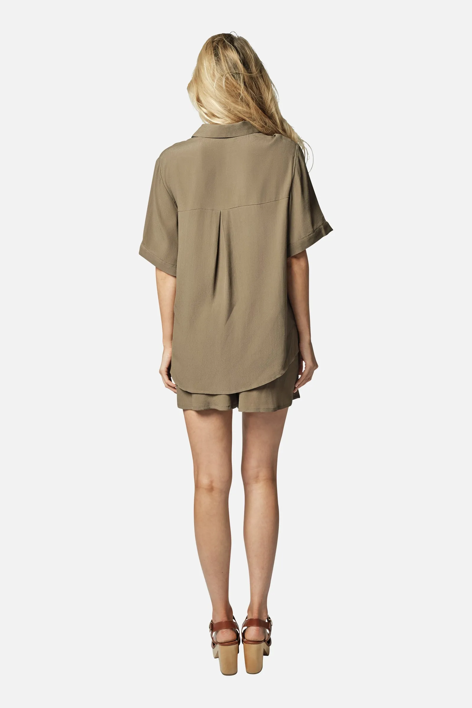 Palazzo Shorts KHAKI