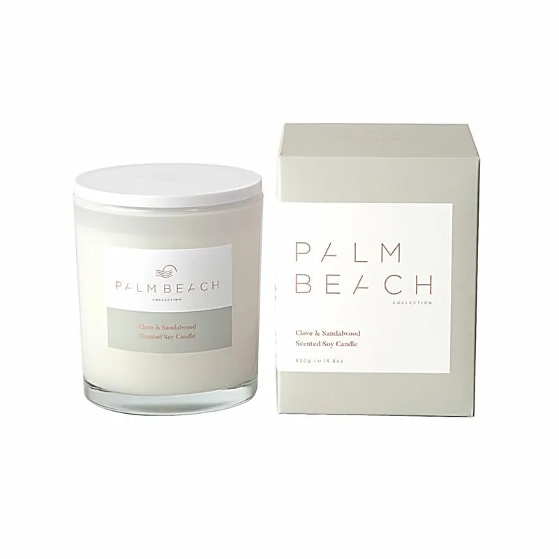 Palm Beach Collection - Scented Soy Candle 420g - Clove & Sandalwood