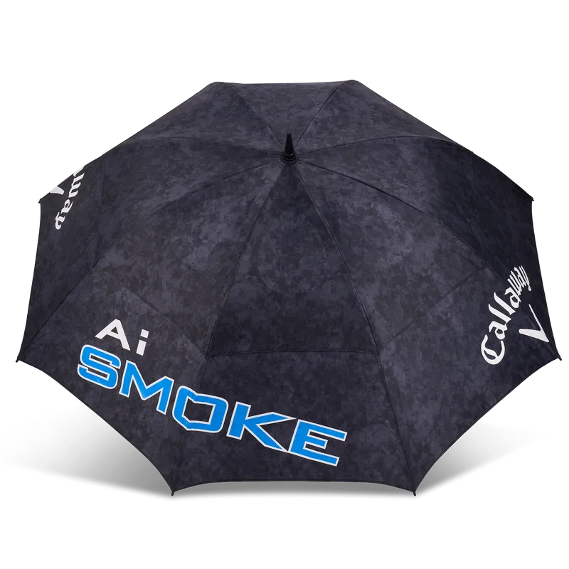 PARAPLUIE CALLAWAY DOUBLE CANOPY AI SMOKE