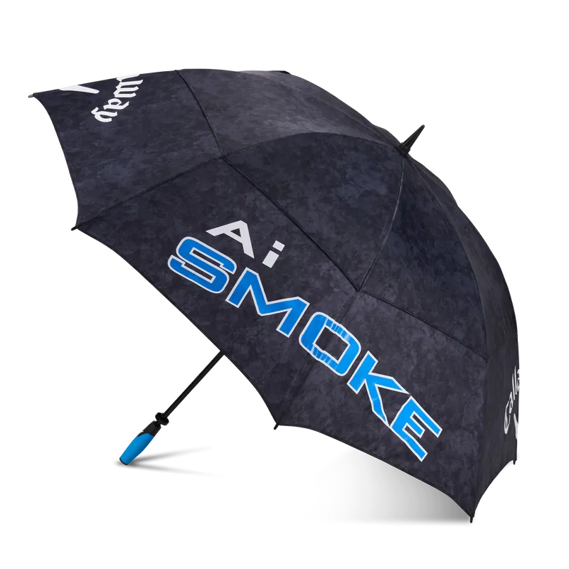 PARAPLUIE CALLAWAY DOUBLE CANOPY AI SMOKE