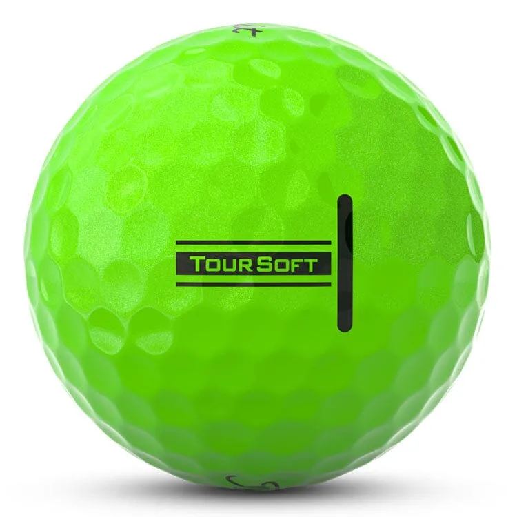 Pelotas de golf Titleist Tour suaves verdes, paquete de 12