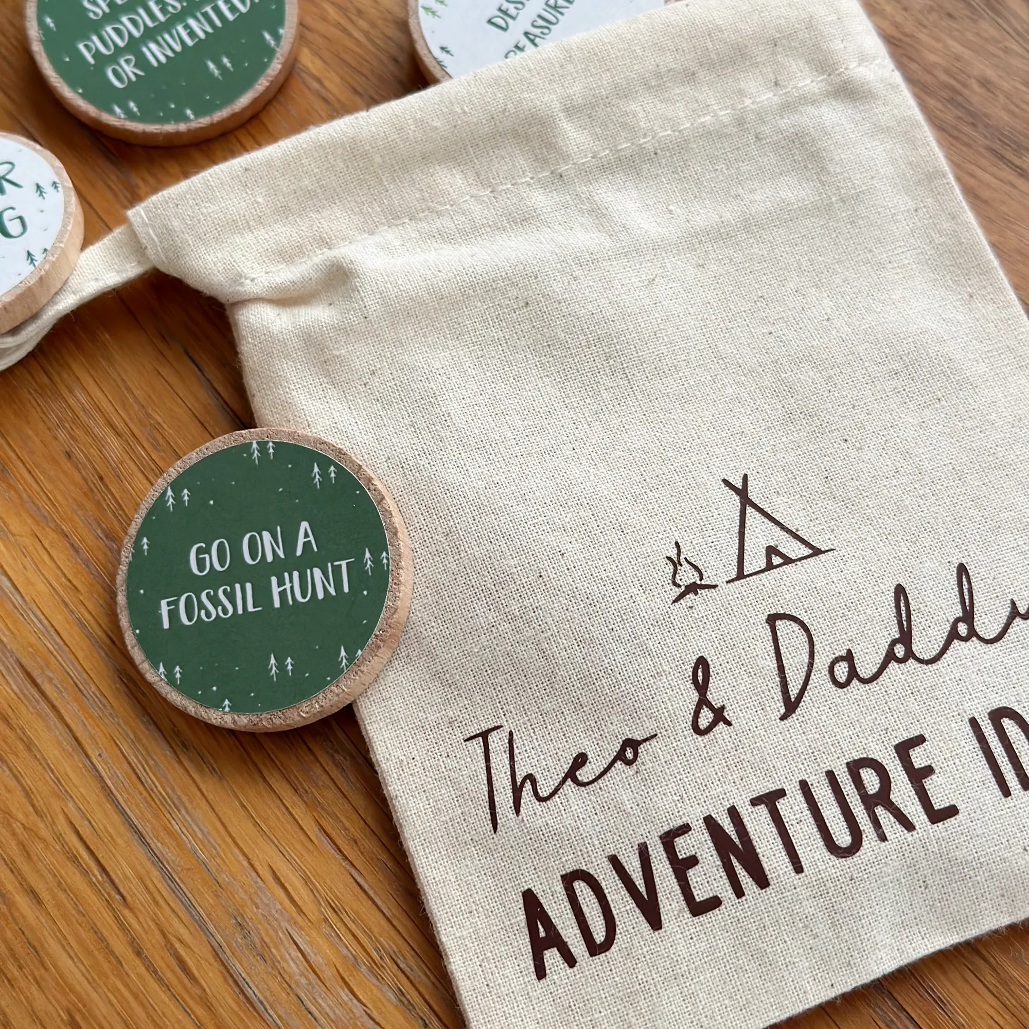 Personalised Mummy And Me Adventure Ideas Bag