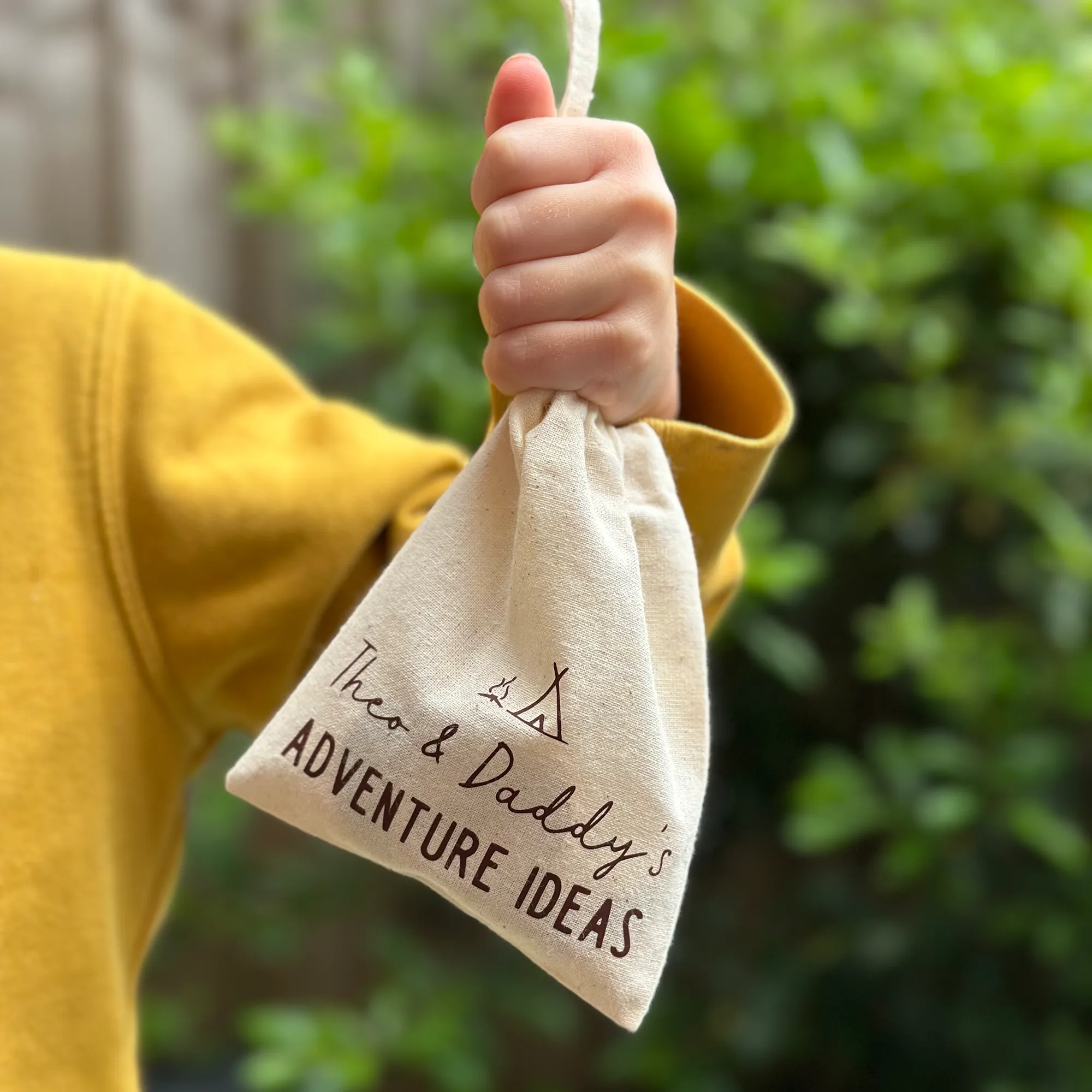 Personalised Mummy And Me Adventure Ideas Bag