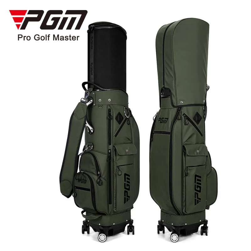 PGM GOLF Four Spinner Wheels Retractable Travel Cart Bag QB152