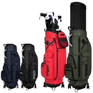 PGM GOLF Four Spinner Wheels Retractable Travel Cart Bag QB152