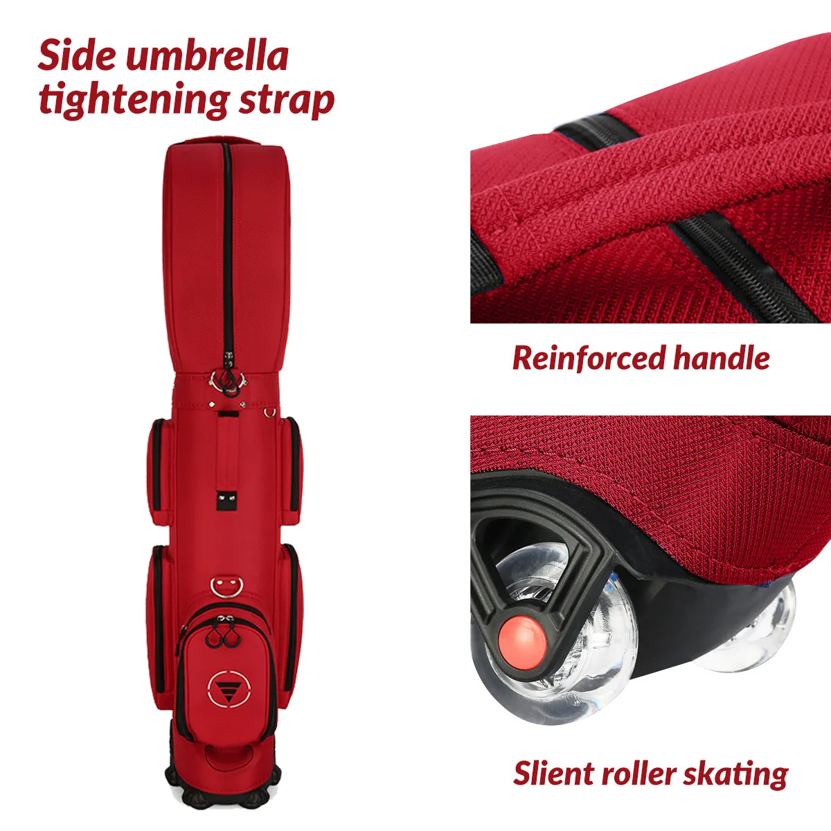 PGM QB069  Lightweight Golf Travel Bag With Wheels