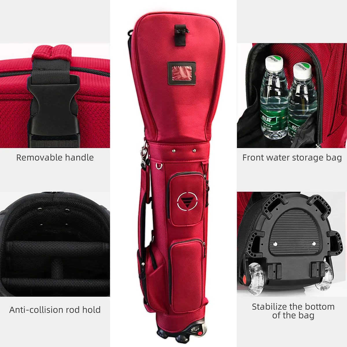 PGM QB069  Lightweight Golf Travel Bag With Wheels