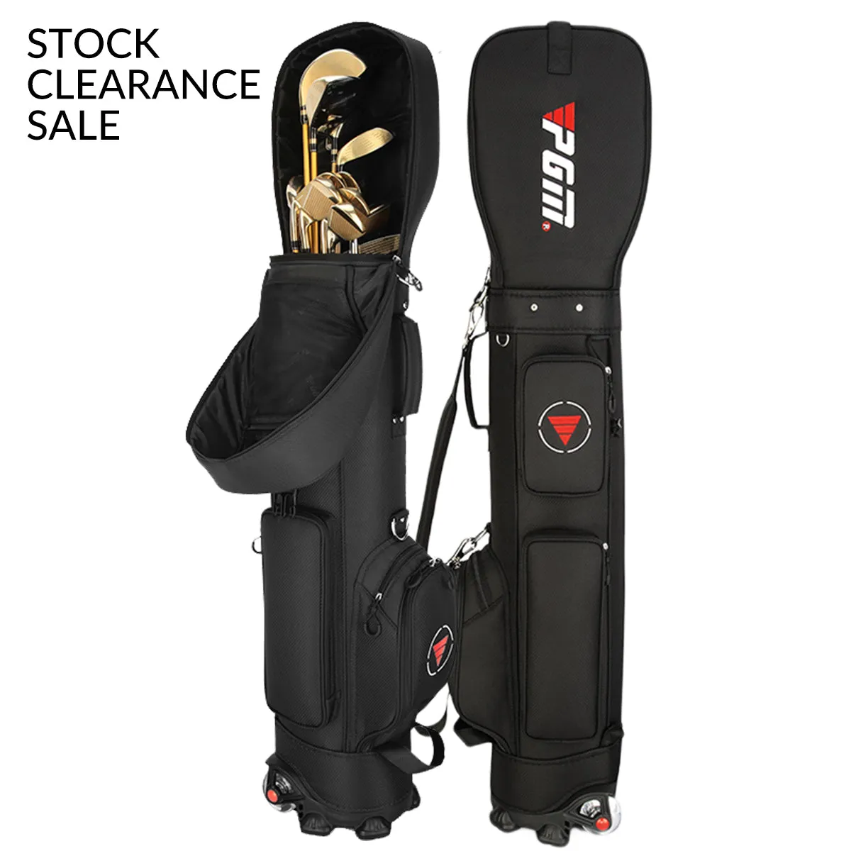 PGM QB069  Lightweight Golf Travel Bag With Wheels